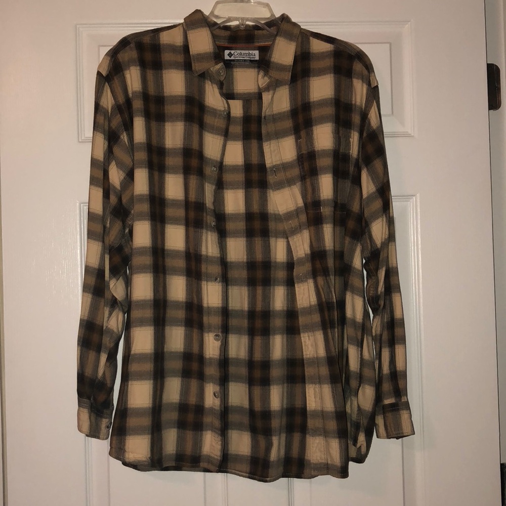 Button-up flannel.
